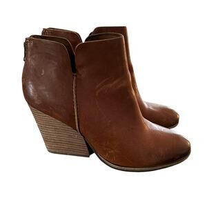 Brown Leather Ankle Boots